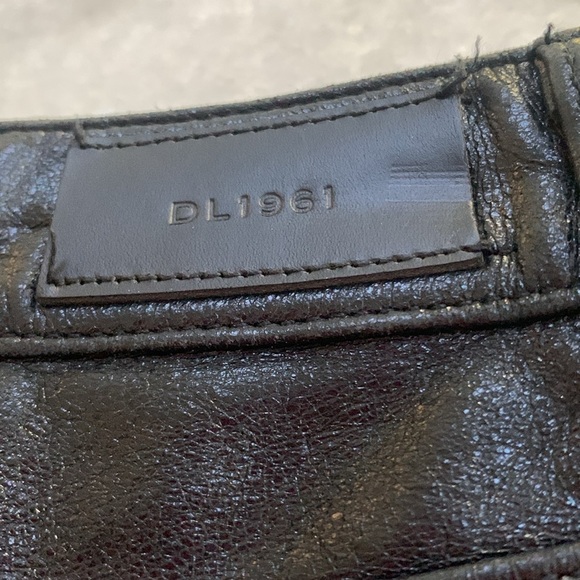 DL1961 Leather Mini Skirt Alma 28 - Picture 9 of 13